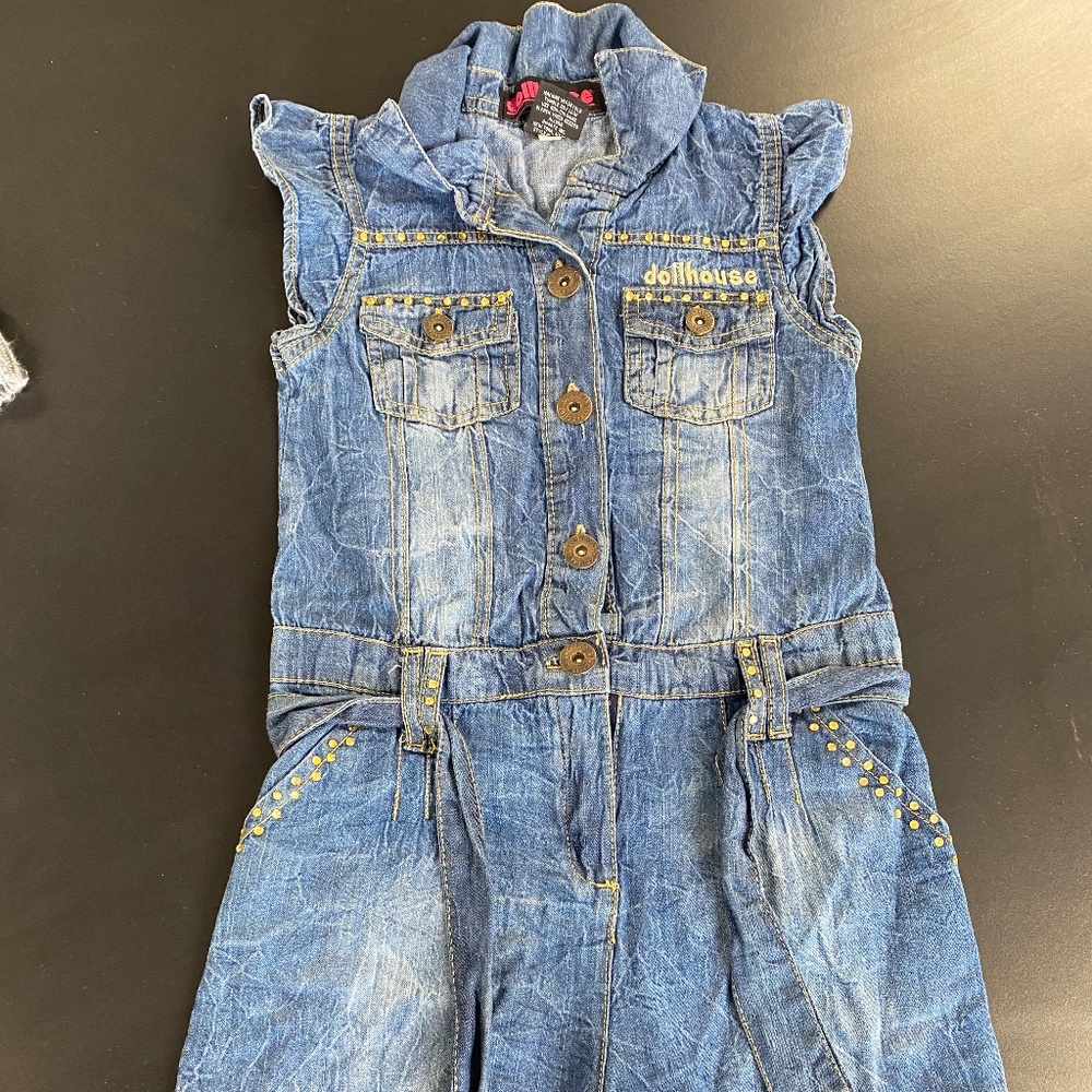 Children's Jean Romper